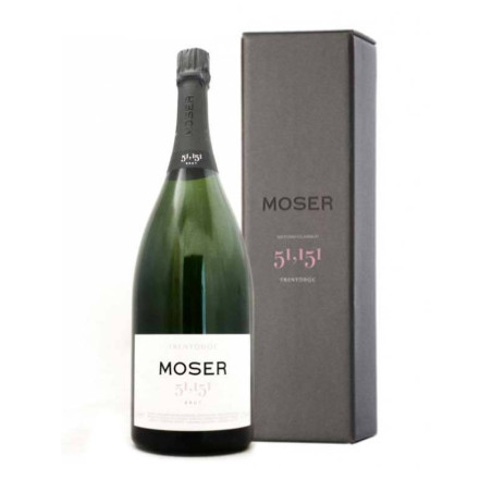 51.151 Brut Trento DOC White Magnum Coffret Moser