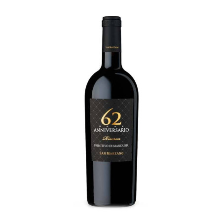 Anniversario 62 Primitivo di Manduria DOP Riserva San Marzano