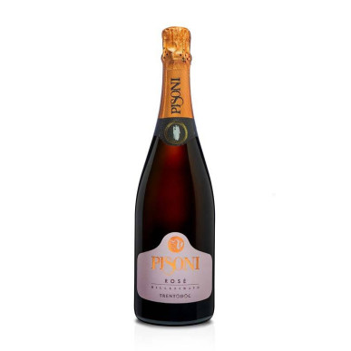 Vente de vin mousseux Brut Rosè Trentodoc Pisoni