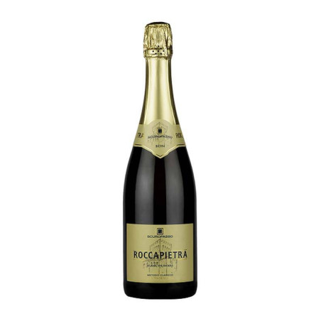 Roccapietra Blanc de Noirs Método Clásico VSQ Pinot Noir Extra Brut Scuropasso