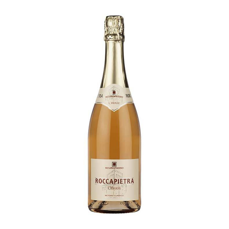 Roccapietra Crausé Oltrepò Pavese Método Clásico DOCG Pinot Noir Rosé Extra Brut Scuropasso