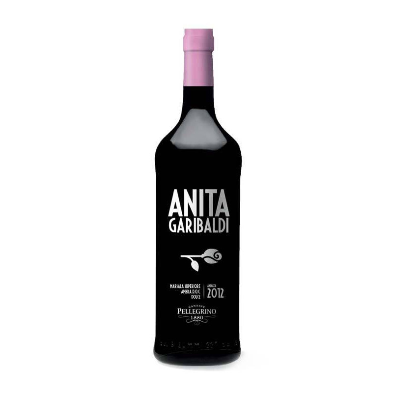 Anita Garibaldi Marsala Superiore Ámbar Dulce Vino Generoso DOC Pellegrino