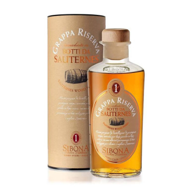 Verkauf von Grappa Riserva in Fässern von Sauternes Sibona