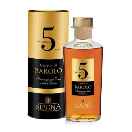 Grappa Riserva Barolo 5 ans Sibona
